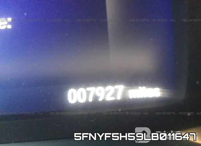 5FNYF5H59LB011647 фото 7