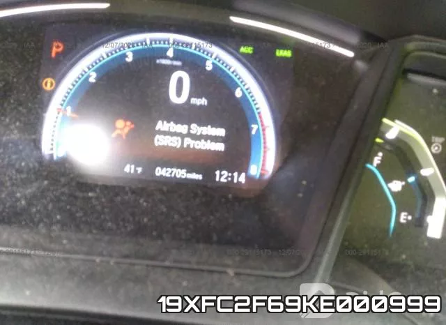 19XFC2F69KE000999 фото 6