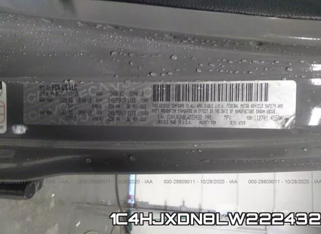 1C4HJXDN8LW222432 фото 9