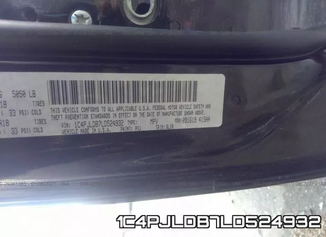 1C4PJLDB7LD524932 фото 9