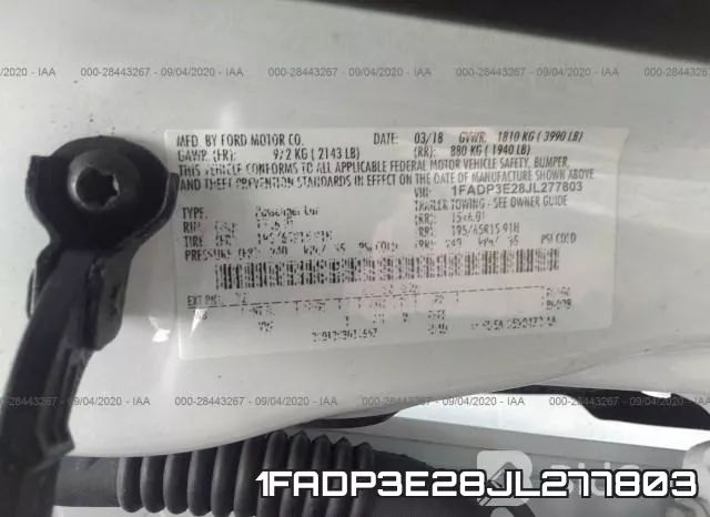 1FADP3E28JL277803 фото 10