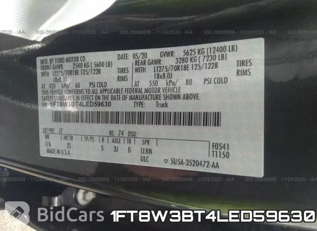 1FT8W3BT4LED59630 фото 9