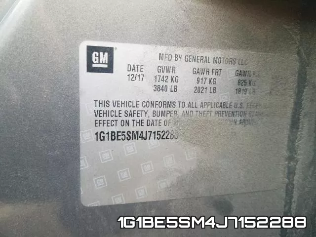 1G1BE5SM4J7152288 фото 2