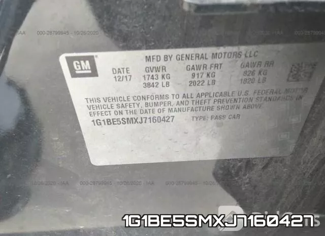 1G1BE5SMXJ7160427 фото 10