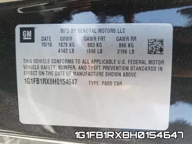 1G1FB1RX8H0154647 фото 2