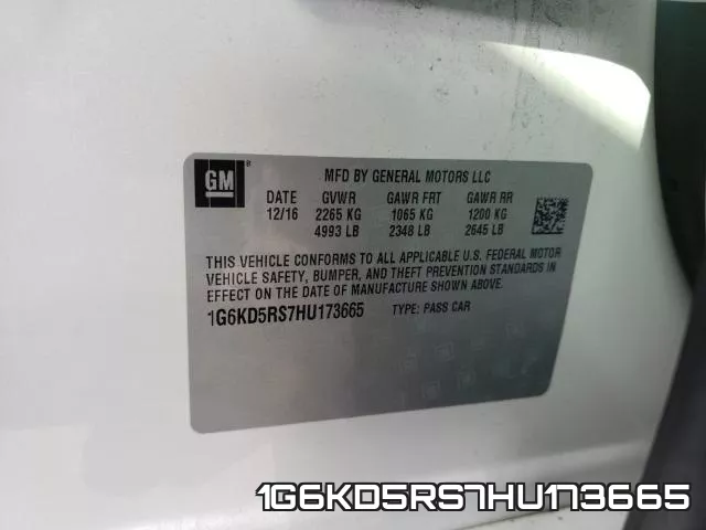 1G6KD5RS7HU173665 фото 2