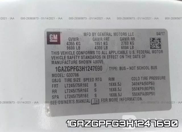 1GAZGPFG3H1247690 фото 8