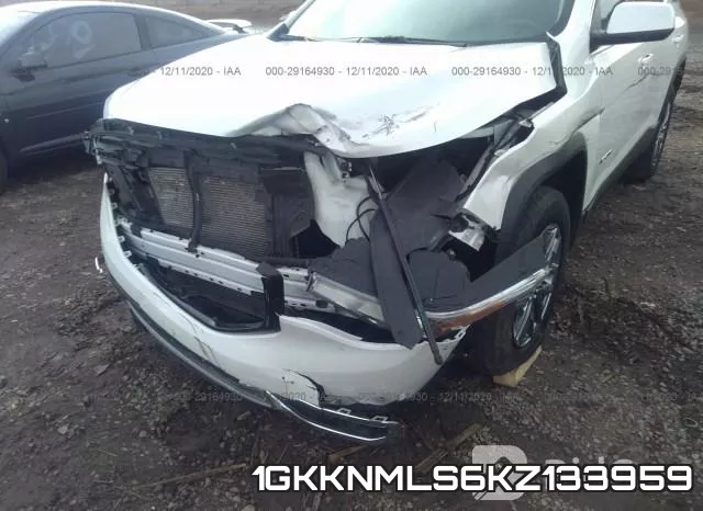 1GKKNMLS6KZ133959 фото 6
