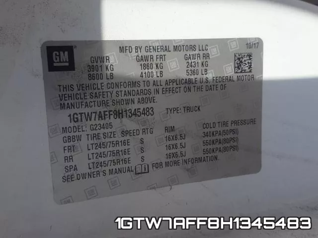 1GTW7AFF8H1345483 фото 2