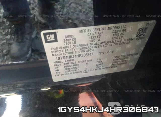 1GYS4HKJ4HR306847 фото 10