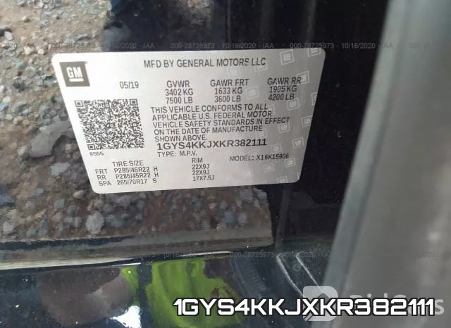 1GYS4KKJXKR382111 фото 10