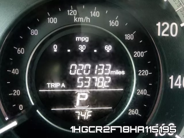 1HGCR2F78HA115195 фото 9