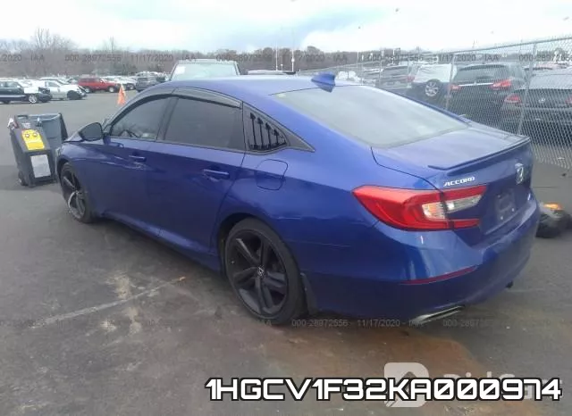 1HGCV1F32KA000974 фото 4
