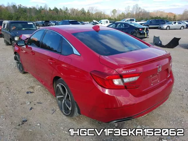 1HGCV1F36KA152062 фото 4