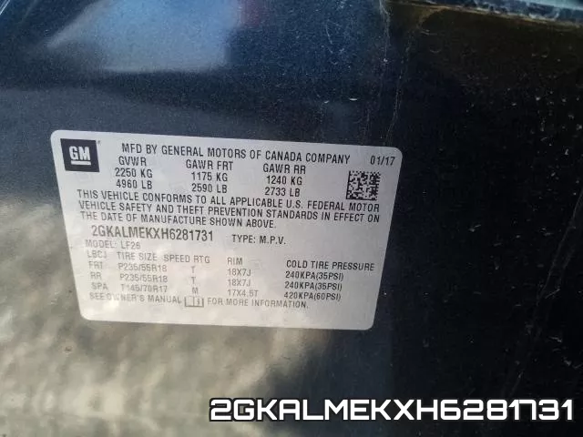 2GKALMEKXH6281731 фото 2