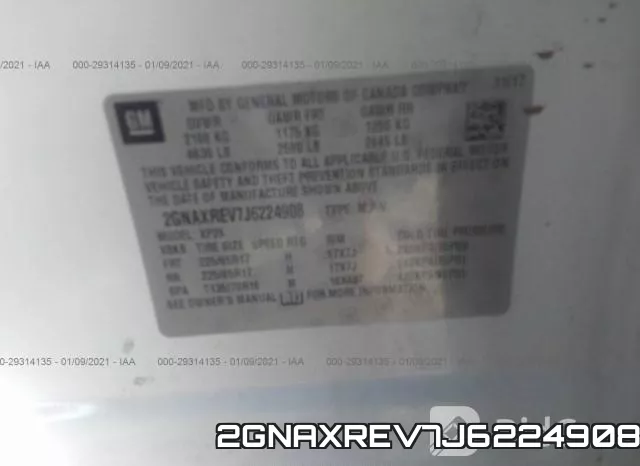 2GNAXREV7J6224908 фото 10