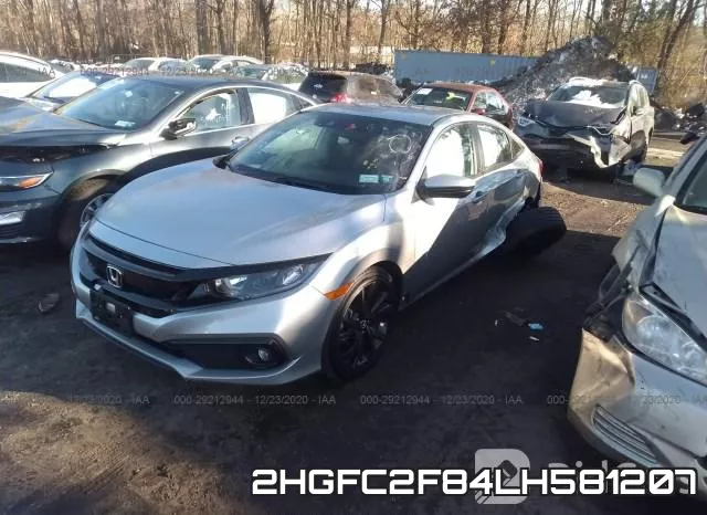 2HGFC2F84LH581207 фото 3