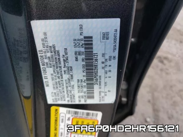 3FA6P0HD2HR156121 фото 2