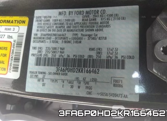 3FA6P0HD2KR166462 фото 9