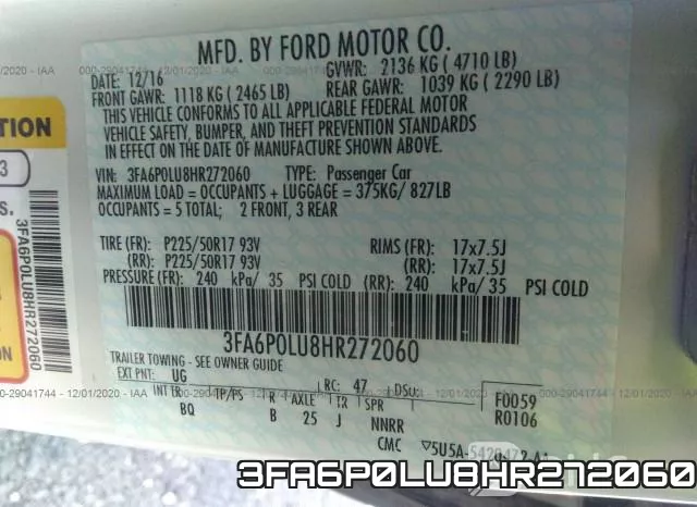 3FA6P0LU8HR272060 фото 9
