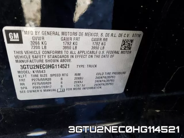 3GTU2NEC0HG114521 фото 2