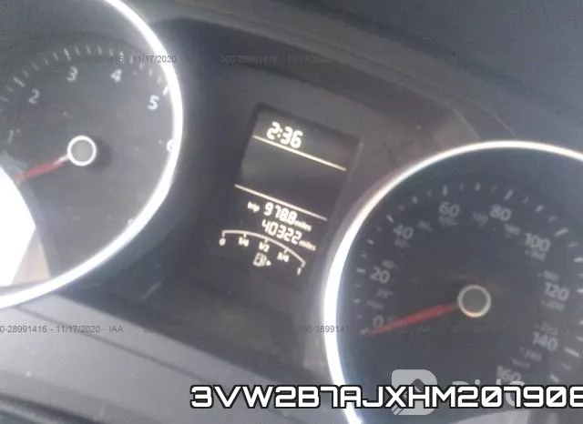 3VW2B7AJXHM207908 фото 7