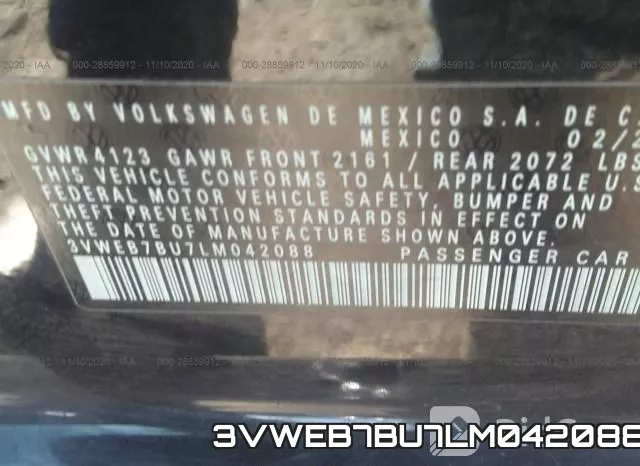 3VWEB7BU7LM042088 фото 9