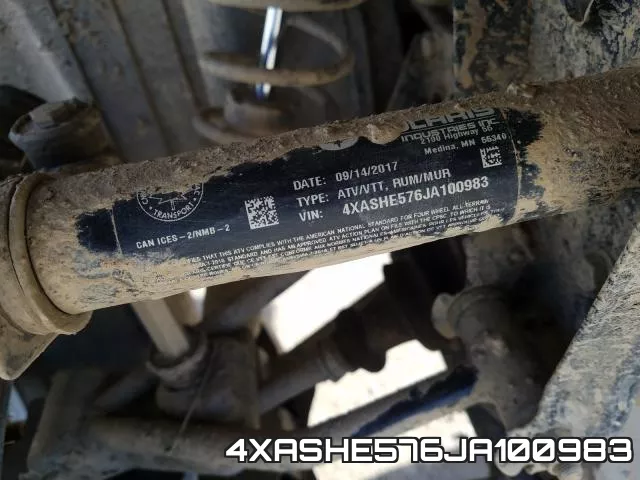 4XASHE576JA100983 фото 2