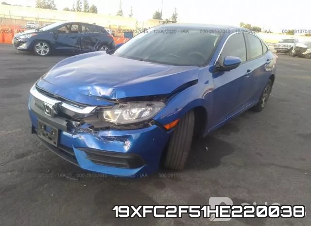 19XFC2F51HE220038 фото 3