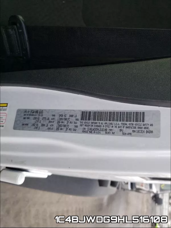 1C4BJWDG9HL516108 фото 2