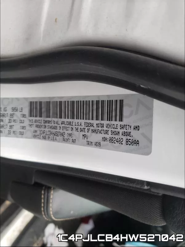 1C4PJLCB4HW527042 фото 2