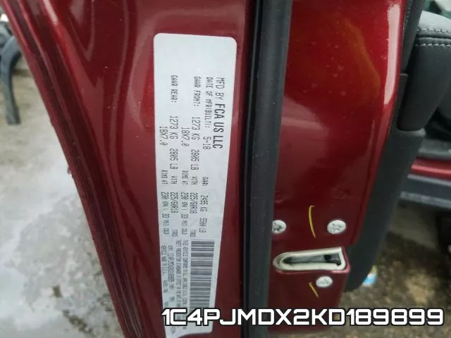1C4PJMDX2KD189899 фото 2
