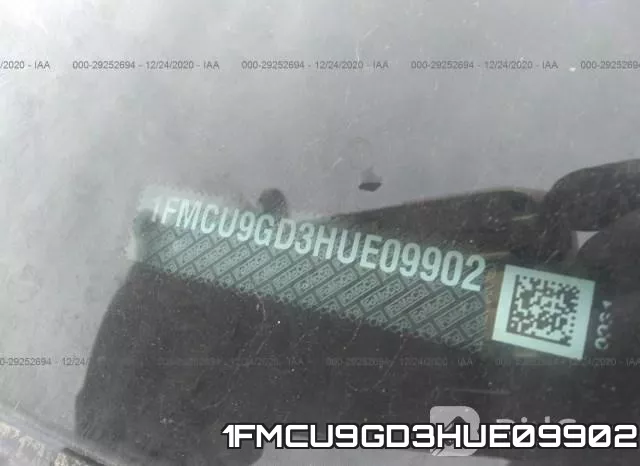 1FMCU9GD3HUE09902 фото 9