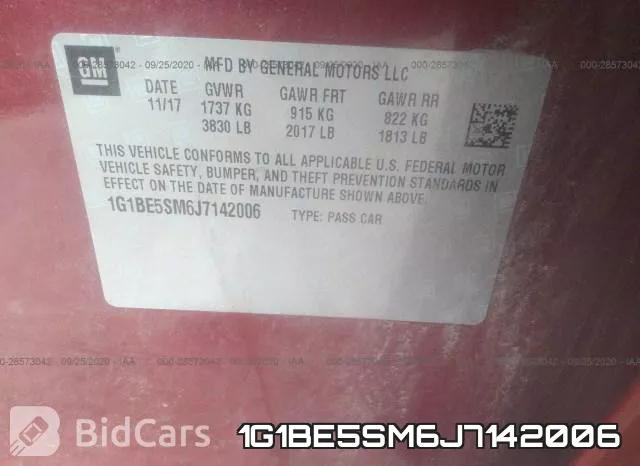 1G1BE5SM6J7142006 фото 10