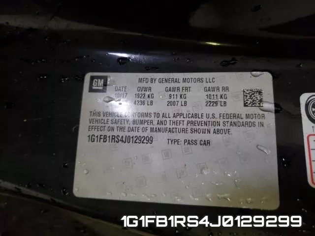 1G1FB1RS4J0129299 фото 2