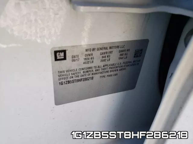 1G1ZB5ST8HF286218 фото 2