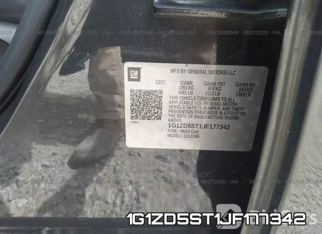 1G1ZD5ST1JF177342 фото 7