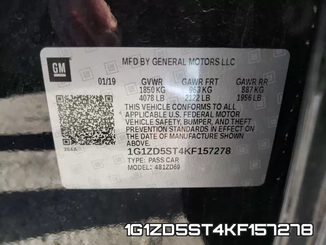 1G1ZD5ST4KF157278 фото 2