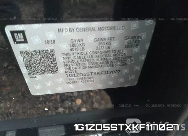 1G1ZD5STXKF117027 фото 10