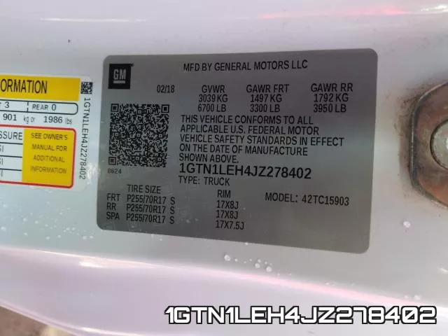 1GTN1LEH4JZ278402 фото 2