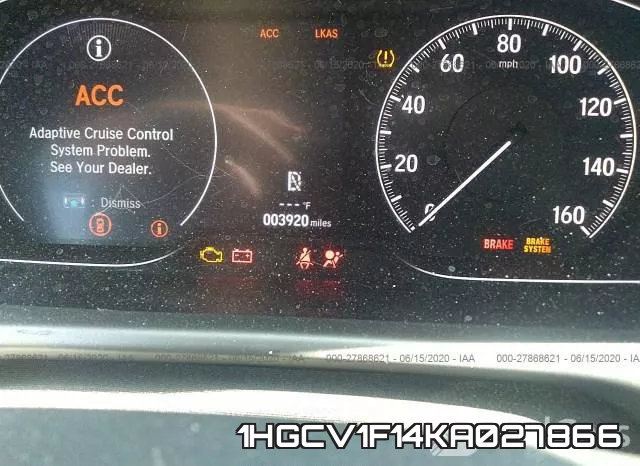 1HGCV1F14KA027866 фото 7