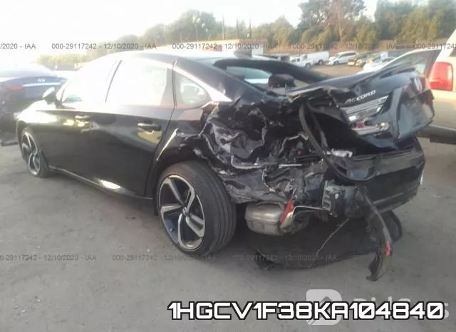 1HGCV1F38KA104840 фото 4