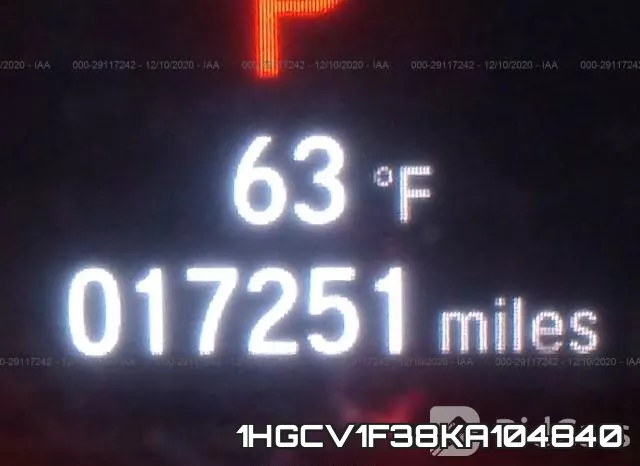 1HGCV1F38KA104840 фото 8