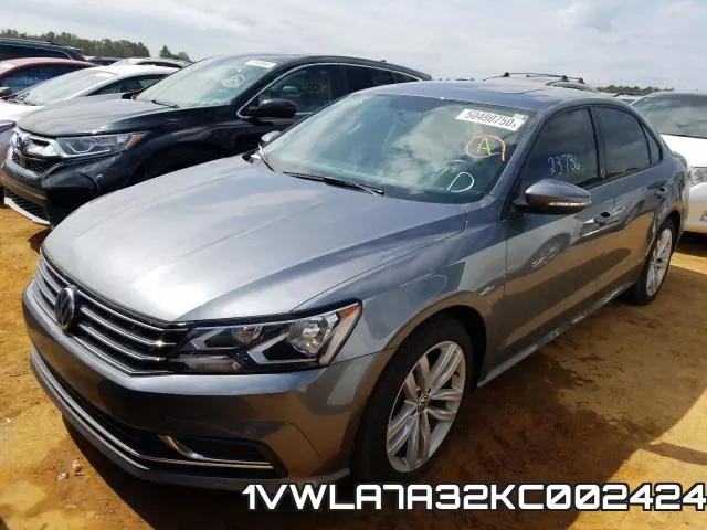 1VWLA7A32KC002424 фото 3