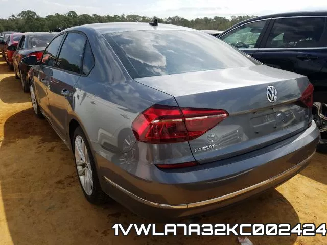 1VWLA7A32KC002424 фото 4