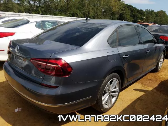 1VWLA7A32KC002424 фото 5