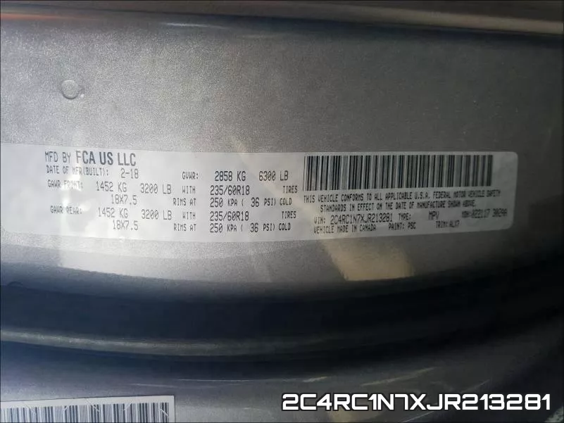2C4RC1N7XJR213281 фото 2