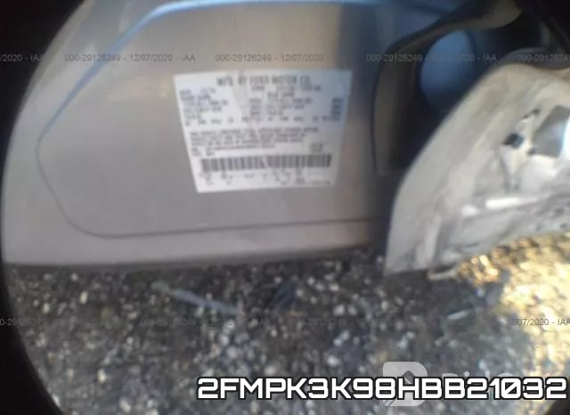 2FMPK3K98HBB21032 фото 8