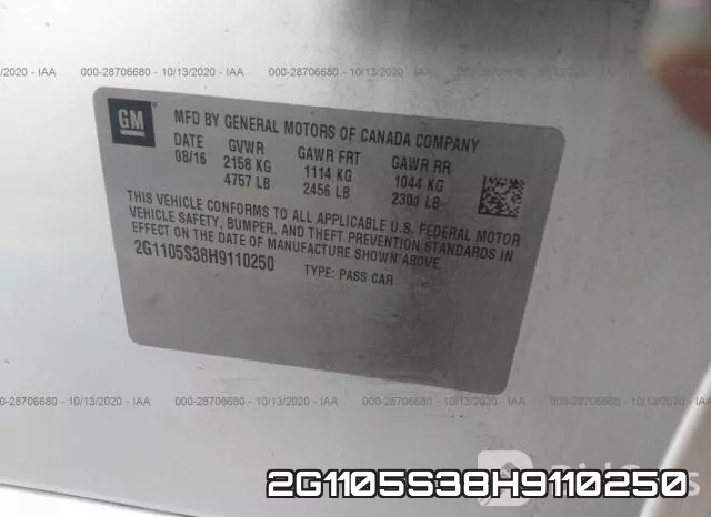 2G1105S38H9110250 фото 10
