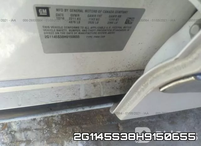 2G1145S38H9150655 фото 10
